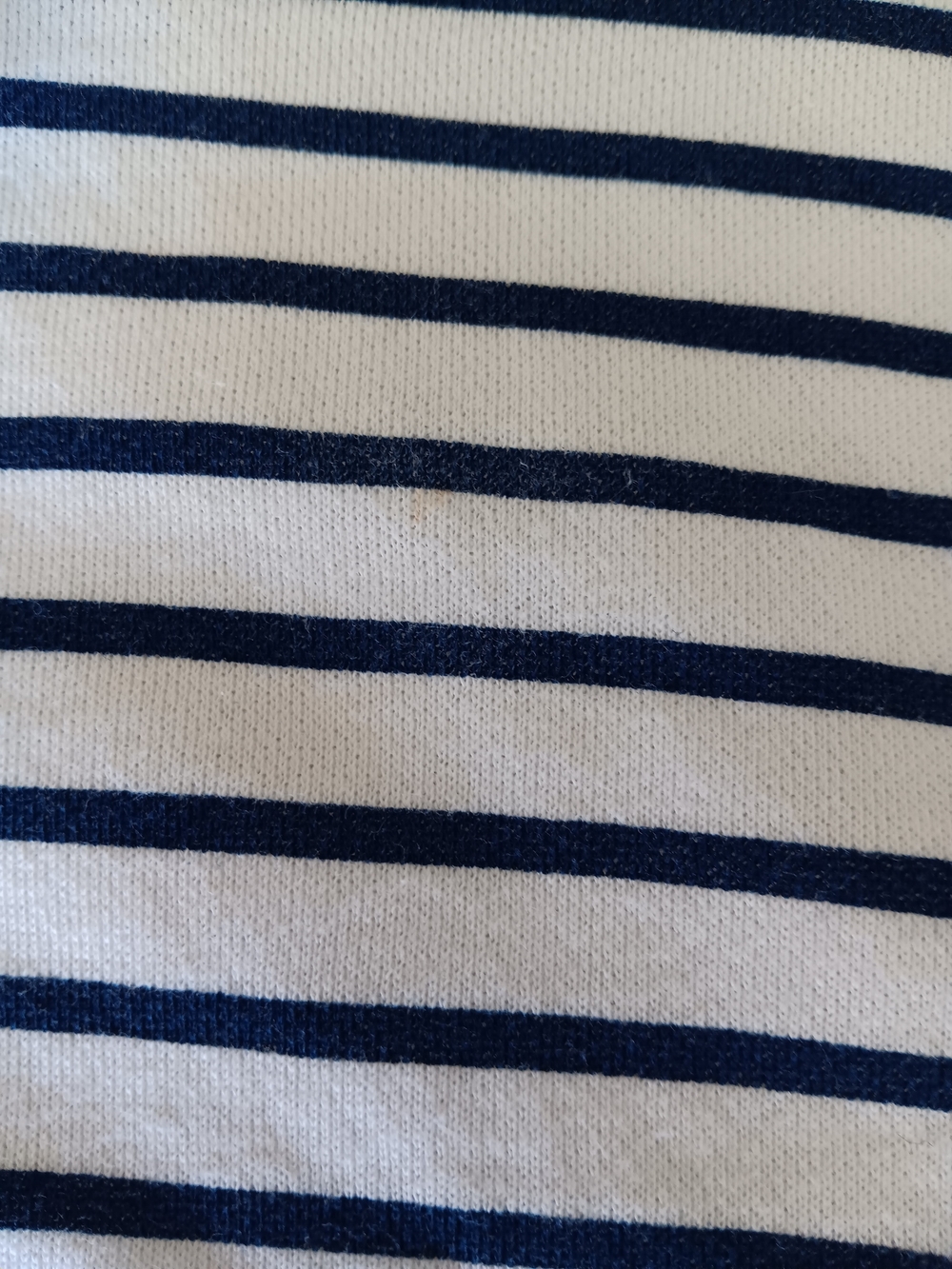 J.Crew White & Navy Striped Sweatshirt with Lace Collar - Picture 8 of 10